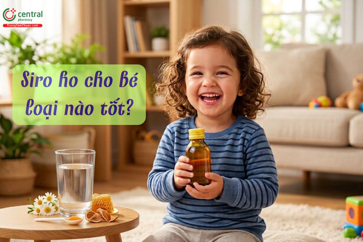 6 loại siro trị ho an toàn và hiệu quả cho bé yêu