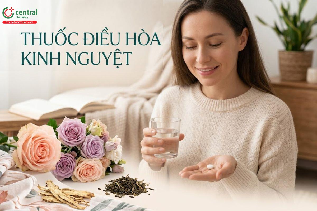 6 loại thuốc điều hoà kinh nguyệt hiệu quả được chị em tin dùng