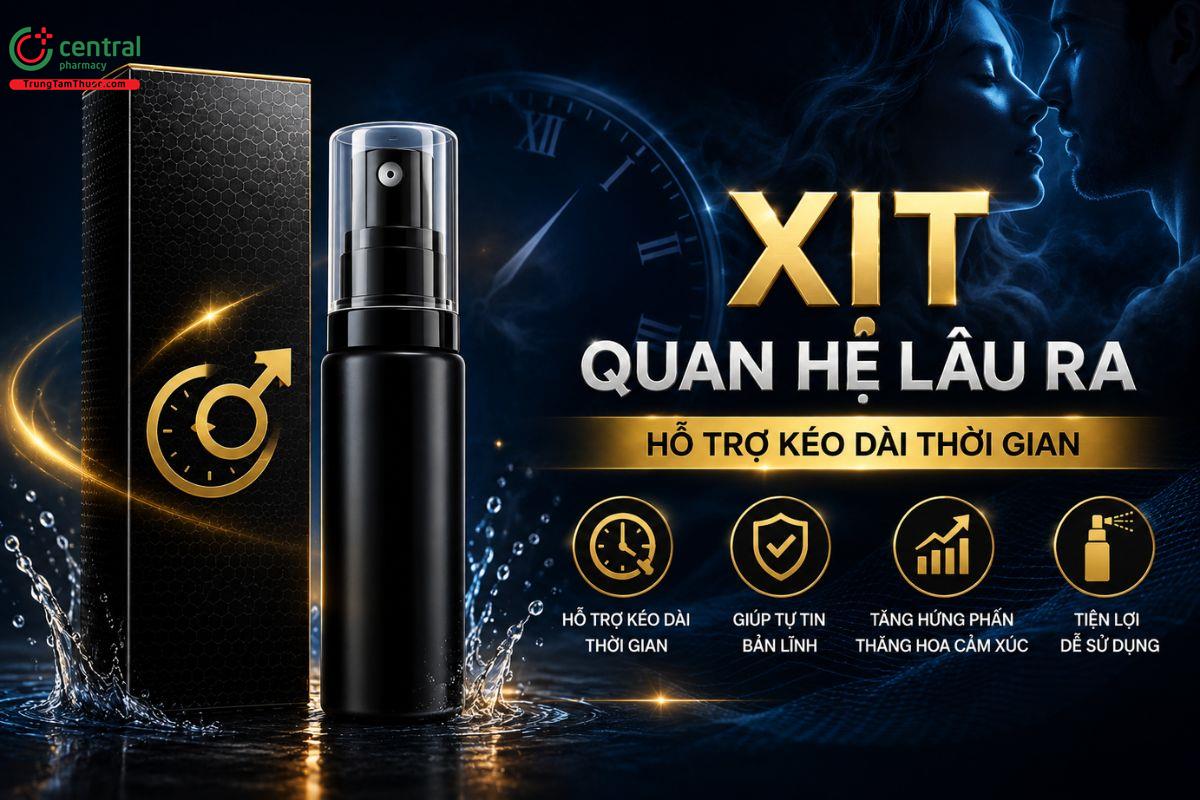 6 thuốc xịt quan hệ lâu ra, kéo dài thời gian quan hệ cho nam giới