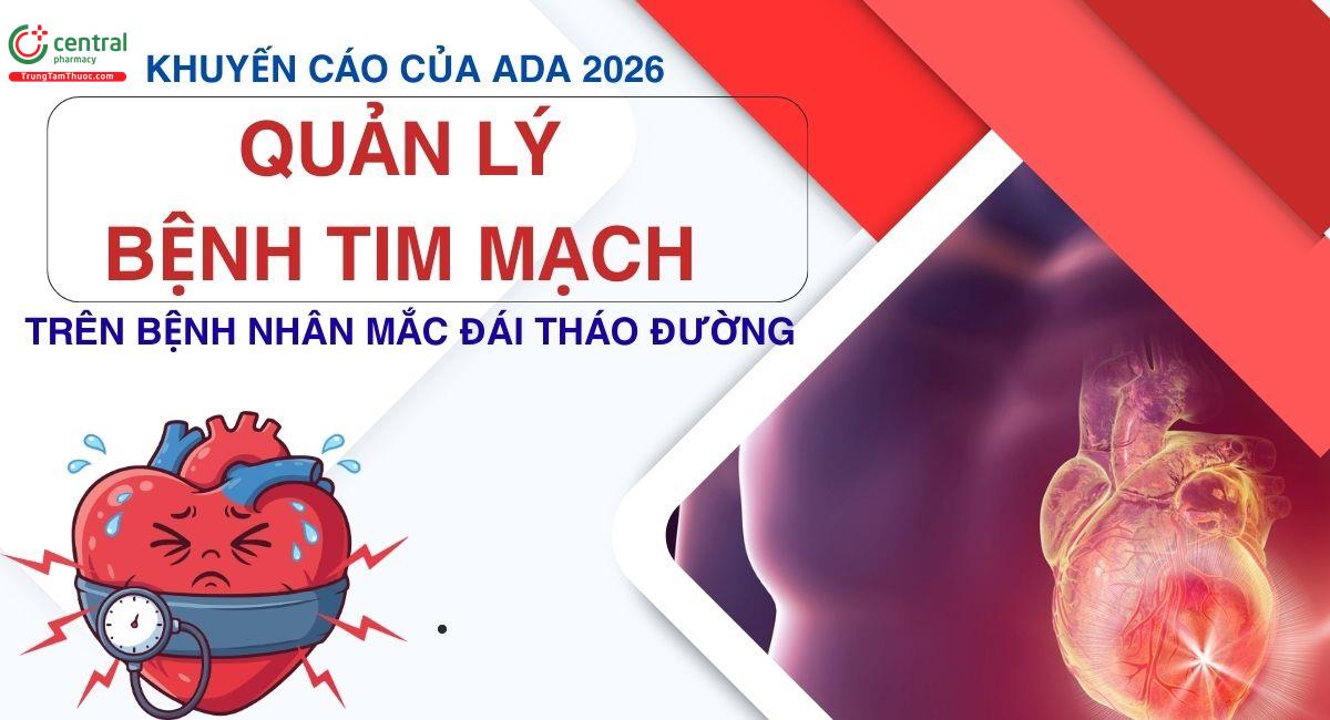 ADA 2026: Cập nhật khuyến cáo về quản lý bệnh tim mạch trên bệnh nhân mắc đái tháo đường