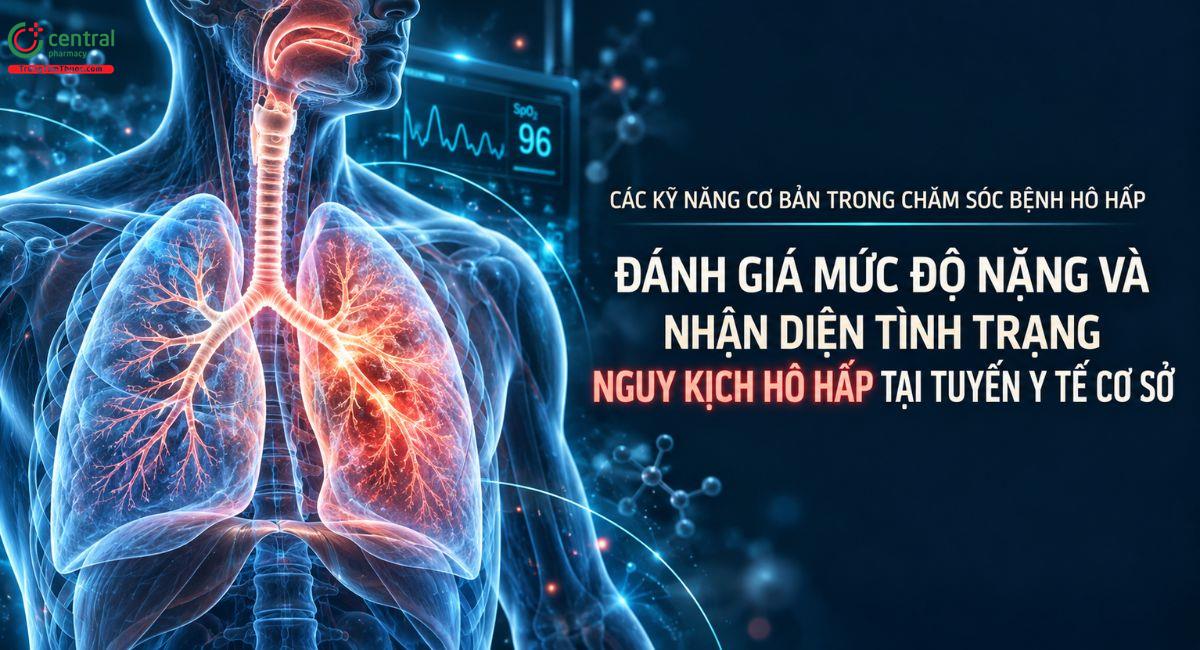 Đánh giá mức độ nặng và nhận diện tình trạng nguy kịch hô hấp tại tuyến y tế cơ sở