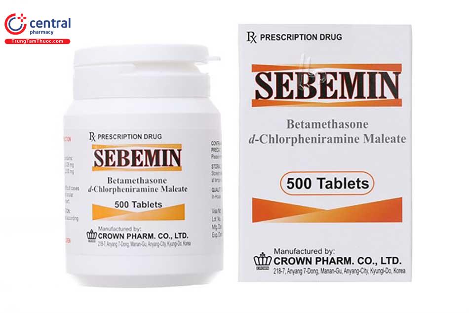 Đình chỉ lưu hành và thu hồi thuốc Sebemin không đạt tiêu chuẩn chất lượng