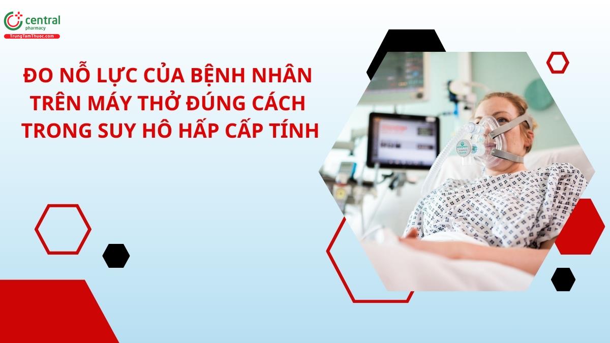 Đo nỗ lực của bệnh nhân trên máy thở đúng cách trong suy hô hấp cấp tính