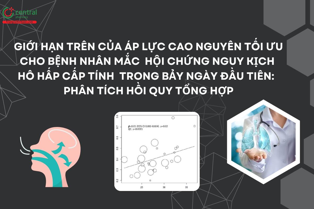 Giới hạn trên của áp lực cao nguyên tối ưu cho bệnh nhân mắc hội chứng nguy kịch hô hấp cấp tính trong bảy ngày đầu tiên: Phân tích hồi quy tổng hợp