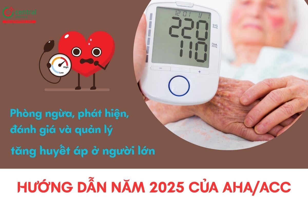 Hướng dẫn năm 2025 của AHA/ACC về phòng ngừa, phát hiện, đánh giá và quản lý tăng huyết áp ở người lớn