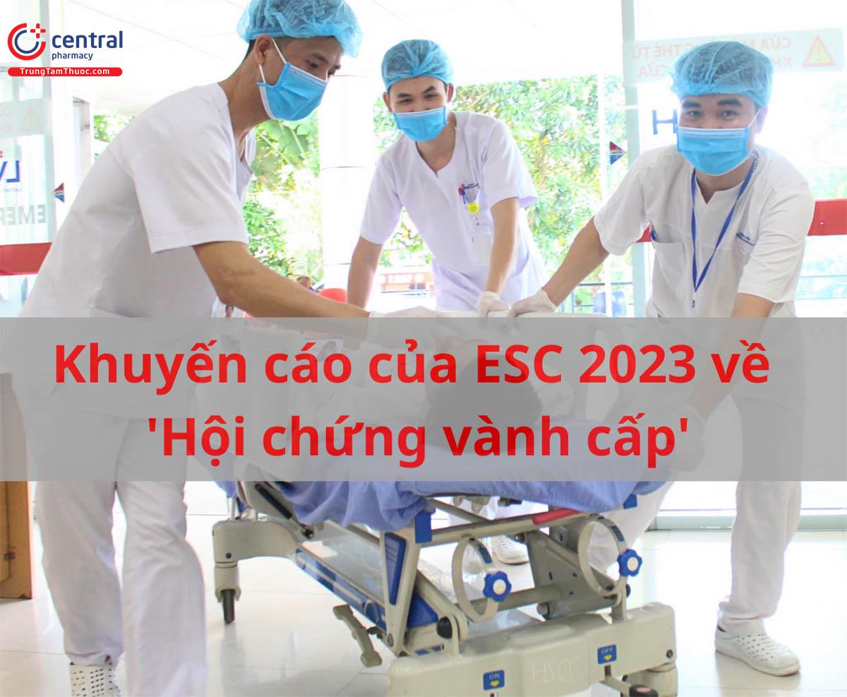 Khuyến cáo của Hội tim mạch Châu Âu (ESC) 2023 về 'Hội chứng vành cấp'