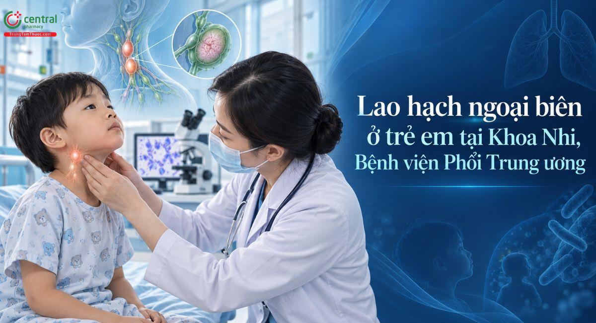 Lao hạch ngoại biên ở trẻ em tại Khoa Nhi, Bệnh viện Phổi Trung ương