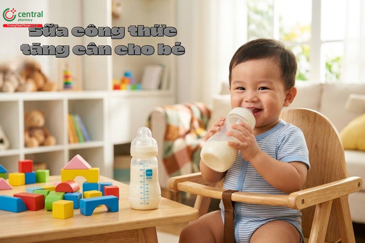Mách mẹ 6 sữa công thức tăng cân cho bé tốt được ưa chuộng hàng đầu