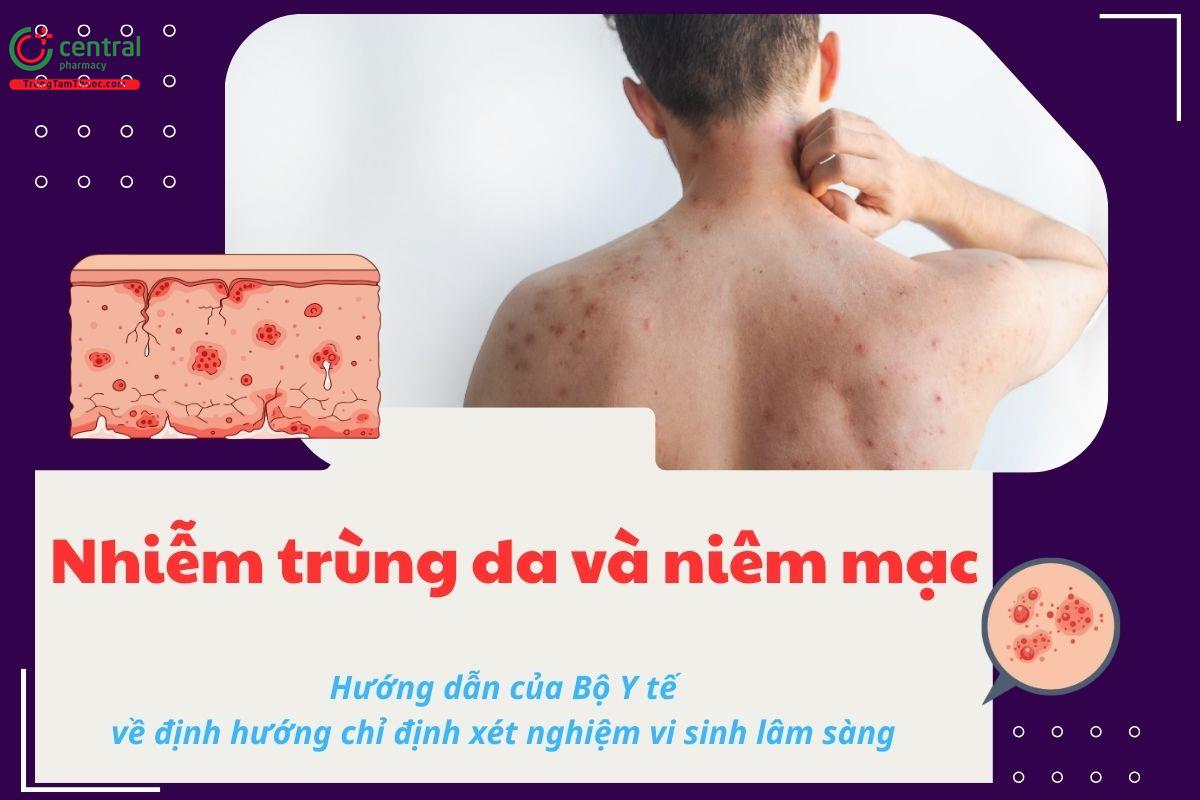 Nhiễm trùng da và niêm mạc - Hướng dẫn của Bộ Y tế về định hướng chỉ định xét nghiệm vi sinh lâm sàng