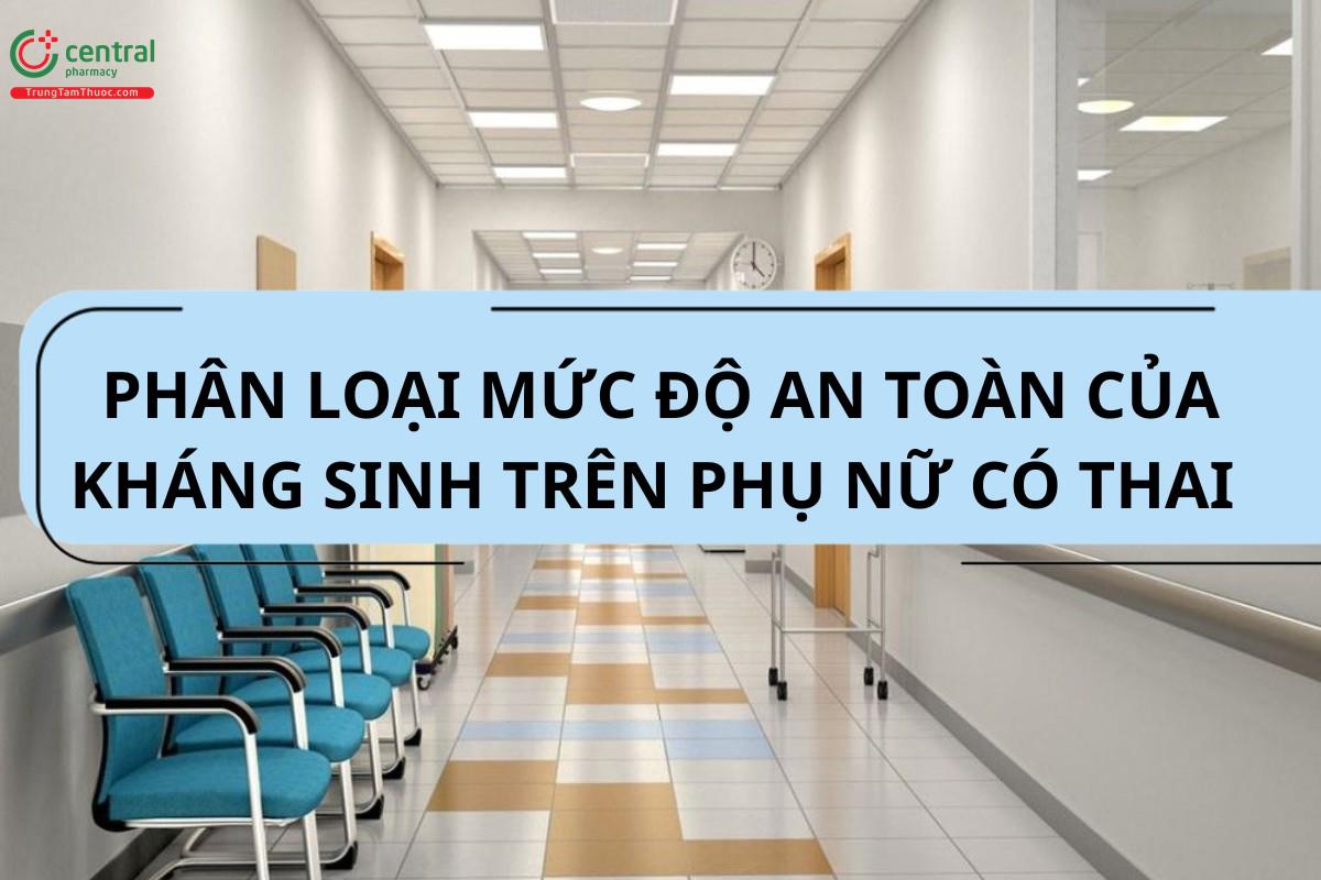 Phân loại mức độ an toàn của kháng sinh trên phụ nữ có thai