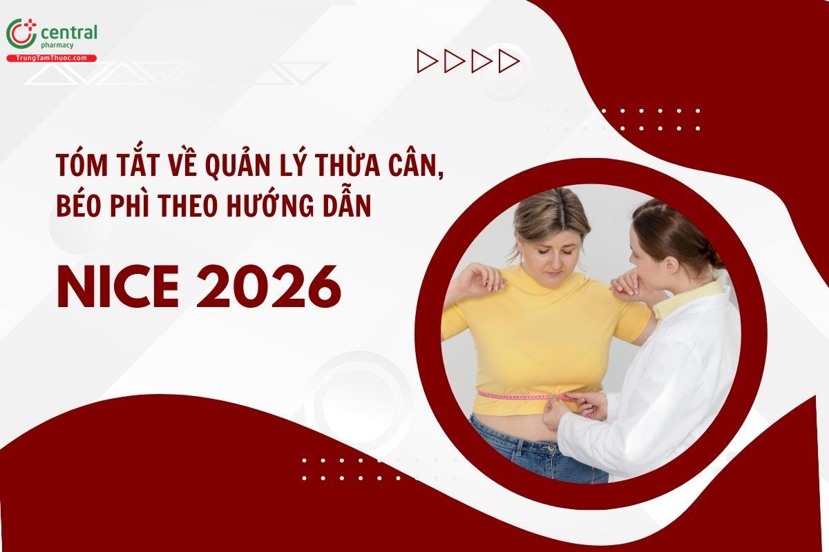 Tóm tắt về Quản lý thừa cân, béo phì theo hướng dẫn của NICE 2026