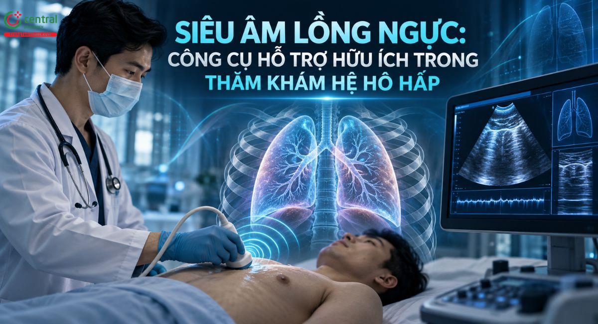 Siêu âm lồng ngực: Công cụ hỗ trợ hữu ích trong thăm khám hệ hô hấp