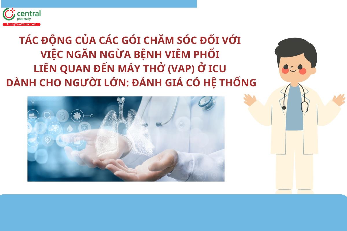 Tác động của các gói chăm sóc đối với việc ngăn ngừa bệnh viêm phổi liên quan đến máy thở (VAP) ở ICU dành cho người lớn: Đánh giá có hệ thống