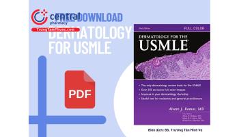 Free download pdf sách Dermatology for the USMLE- BS. Trương Tấn Minh Vũ biên dịch