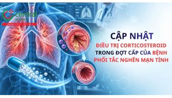 Hướng dẫn thực hành: Cập nhật điều trị corticosteroid trong đợt cấp của bệnh phổi tắc nghẽn mạn tính