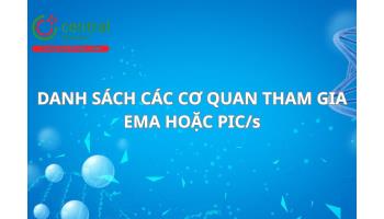 Danh sách các cơ quan tham gia EMA hoặc PIC/s