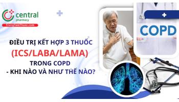 Điều trị kết hợp 3 thuốc (ICS/LABA/LAMA) trong COPD - Khi nào và như thế nào?