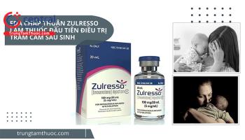 FDA chấp thuận Zulresso làm thuốc đầu tiên điều trị trầm cảm sau sinh