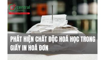 Giấy in nhiệt (giấy in hoá đơn) gây ung thư, rối loạn nội tiết khi cầm trong 10 giây