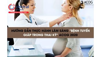 Hướng dẫn thực hành lâm sàng 'Bệnh tuyến giáp trong thai kỳ' ACOG 2020