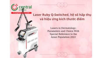 Laser Ruby Q-Switched, hệ số hấp thụ và hiệu ứng kích thước điểm - Lasers in Dermatology: Parameters and Choice With Special Reference to the Asian Population 2022 - Jae Dong Lee Min, Jin Maya Oh