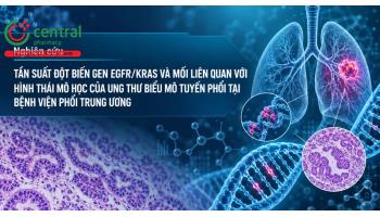 Nghiên cứu: Tần suất đột biến gen EGFR/KRAS và mối liên quan với hình thái mô học của ung thư biểu mô tuyến phổi tại Bệnh viện Phổi Trung ương
