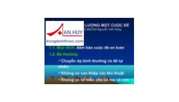 NHỮNG YẾU TỐ TIÊN LƯỢNG MỘT CUỘC ĐẺ