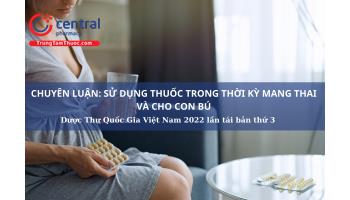 Chuyên luận: Sử dụng thuốc trong thời kỳ mang thai và cho con bú - Dược Thư Quốc Gia Việt Nam 2022