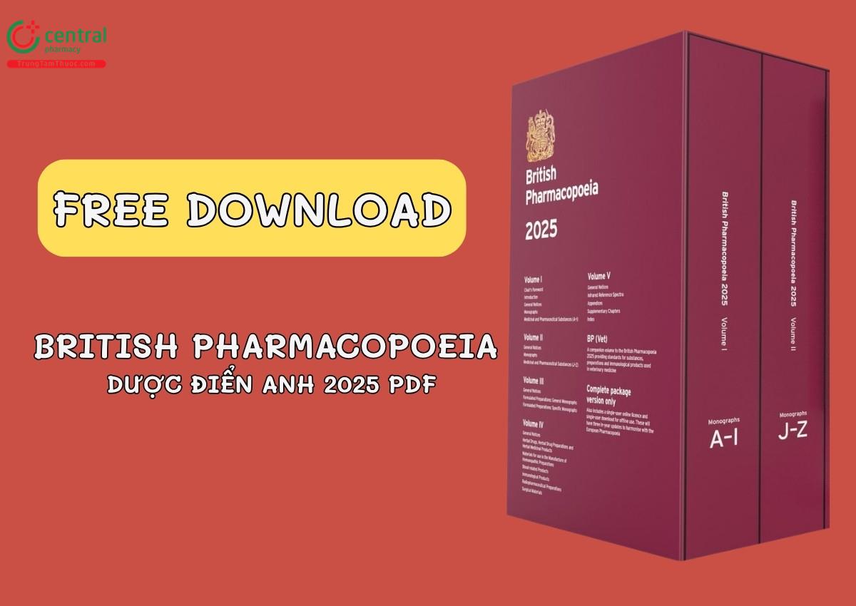 Tra cứu online và Free Download Dược Điển Anh - British Pharmacopoeia 2025 PDF mới nhất