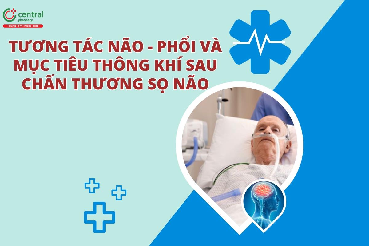 Tương tác não - phổi và mục tiêu thông khí sau chấn thương sọ não