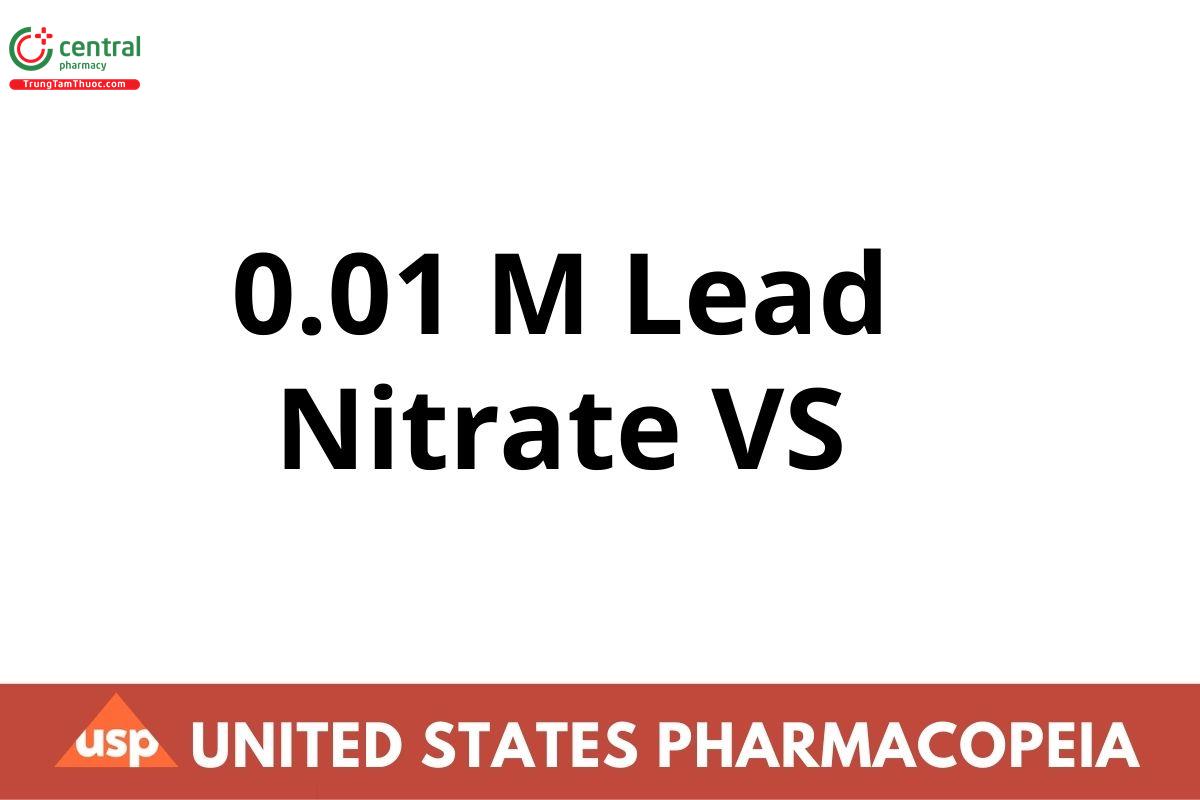 0.01 M Lead Nitrate VS