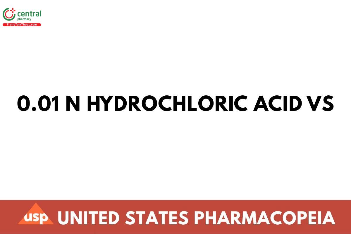 0.01 N Hydrochloric Acid VS