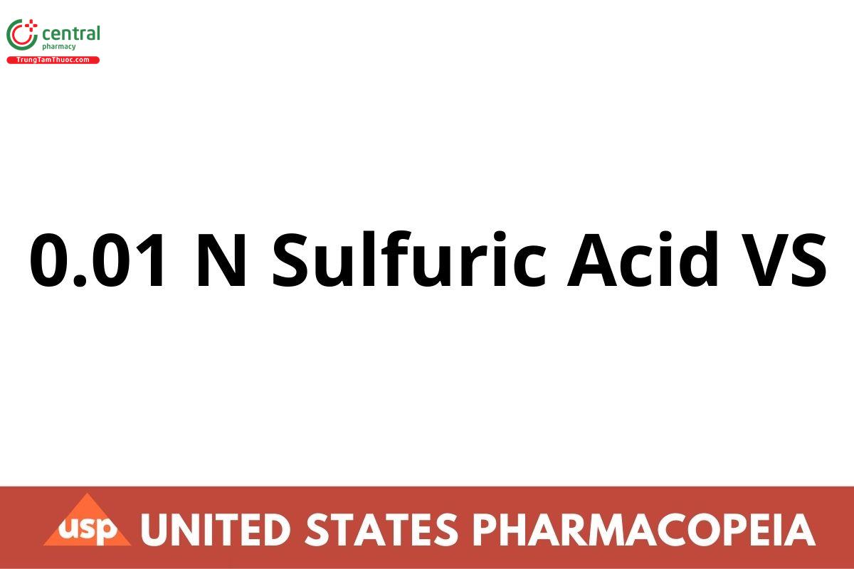 0.01 N Sulfuric Acid VS