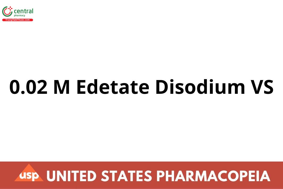 0.02 M Edetate Disodium VS