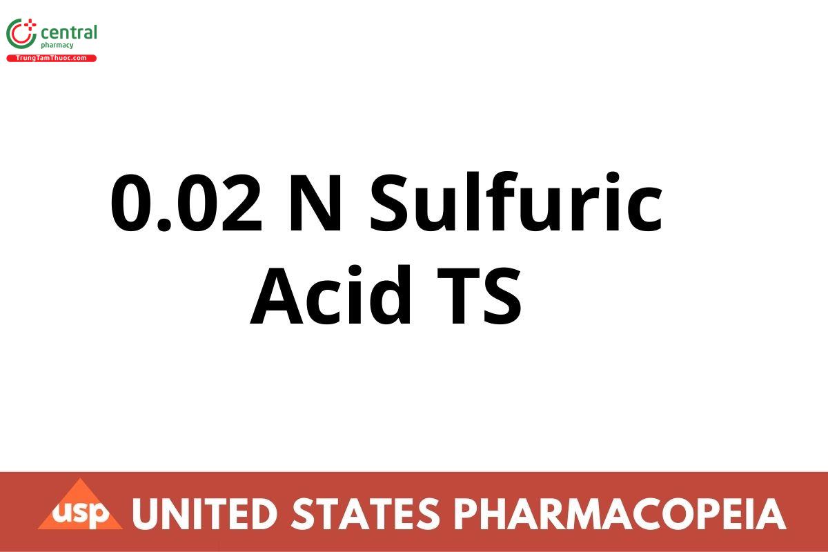0.02 N Sulfuric Acid TS