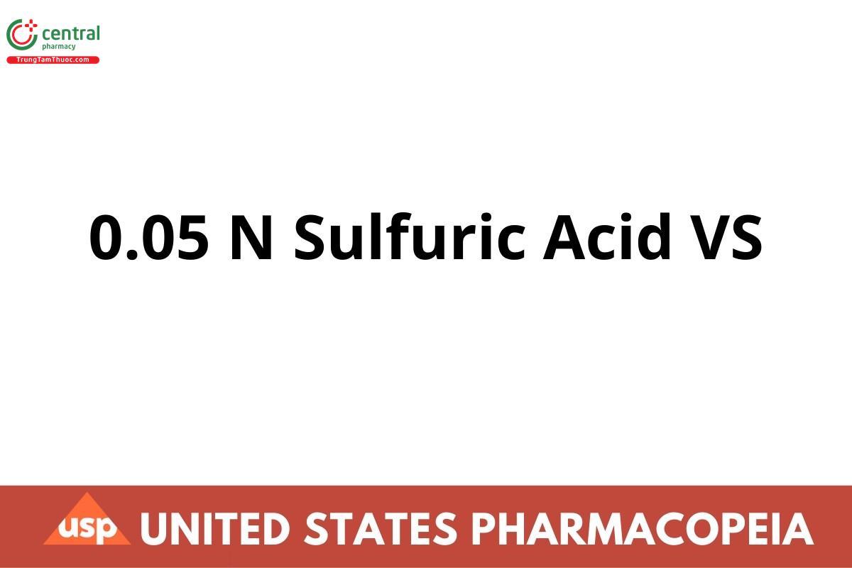 0.05 N Sulfuric Acid VS