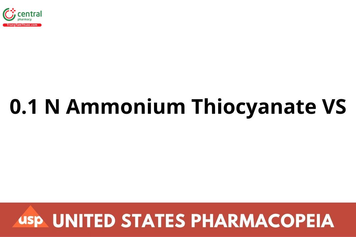 0.1 N Ammonium Thiocyanate VS