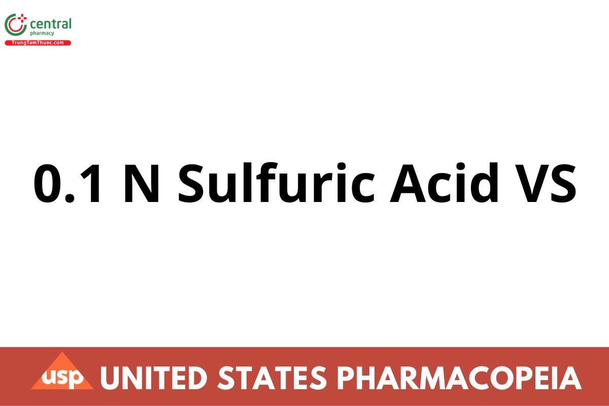 0.1 N Sulfuric Acid VS