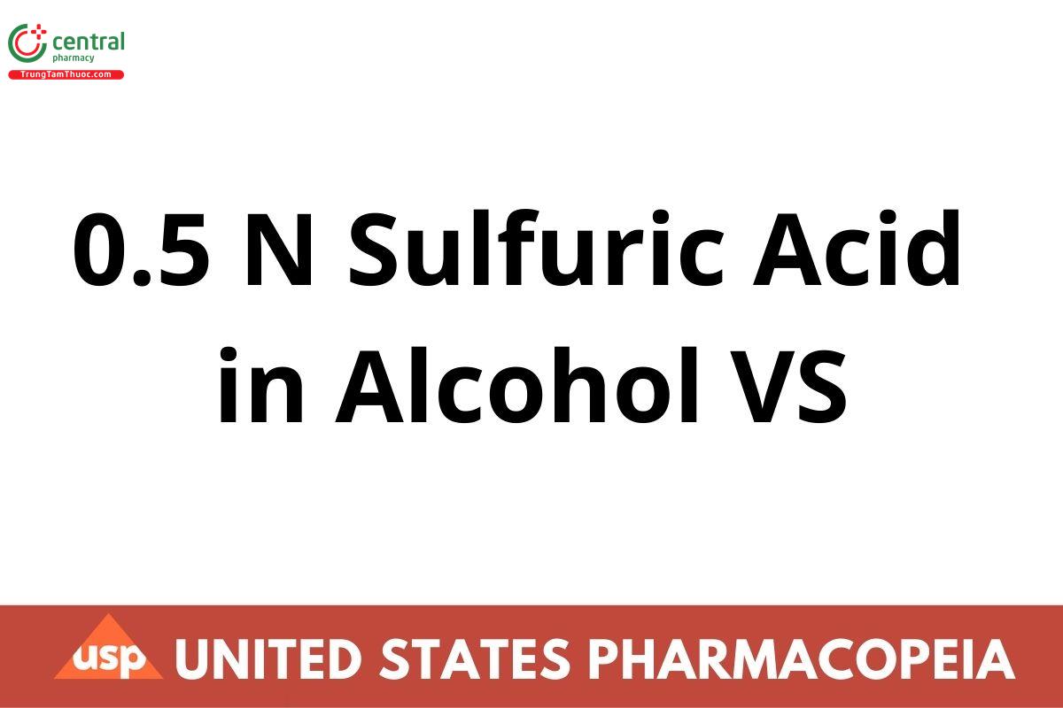 0.5 N Sulfuric Acid in Alcohol VS