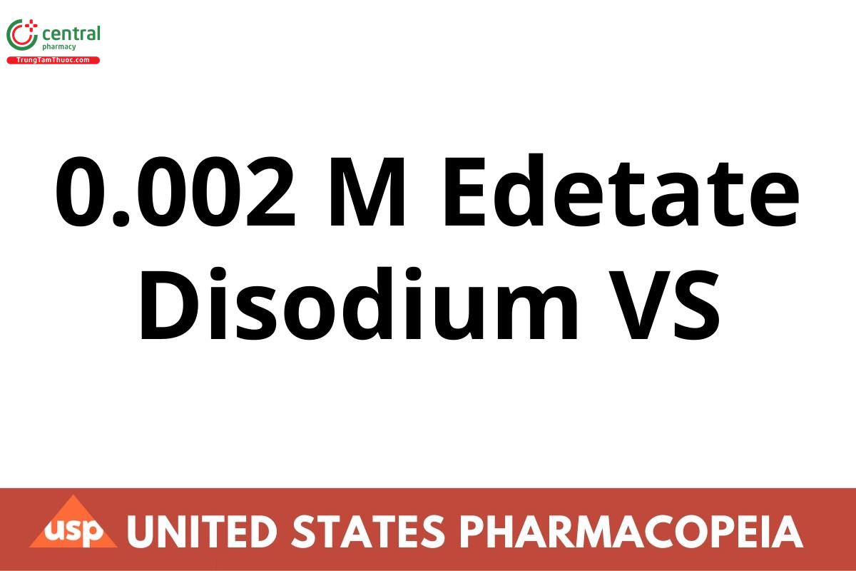 0.002 M Edetate Disodium VS