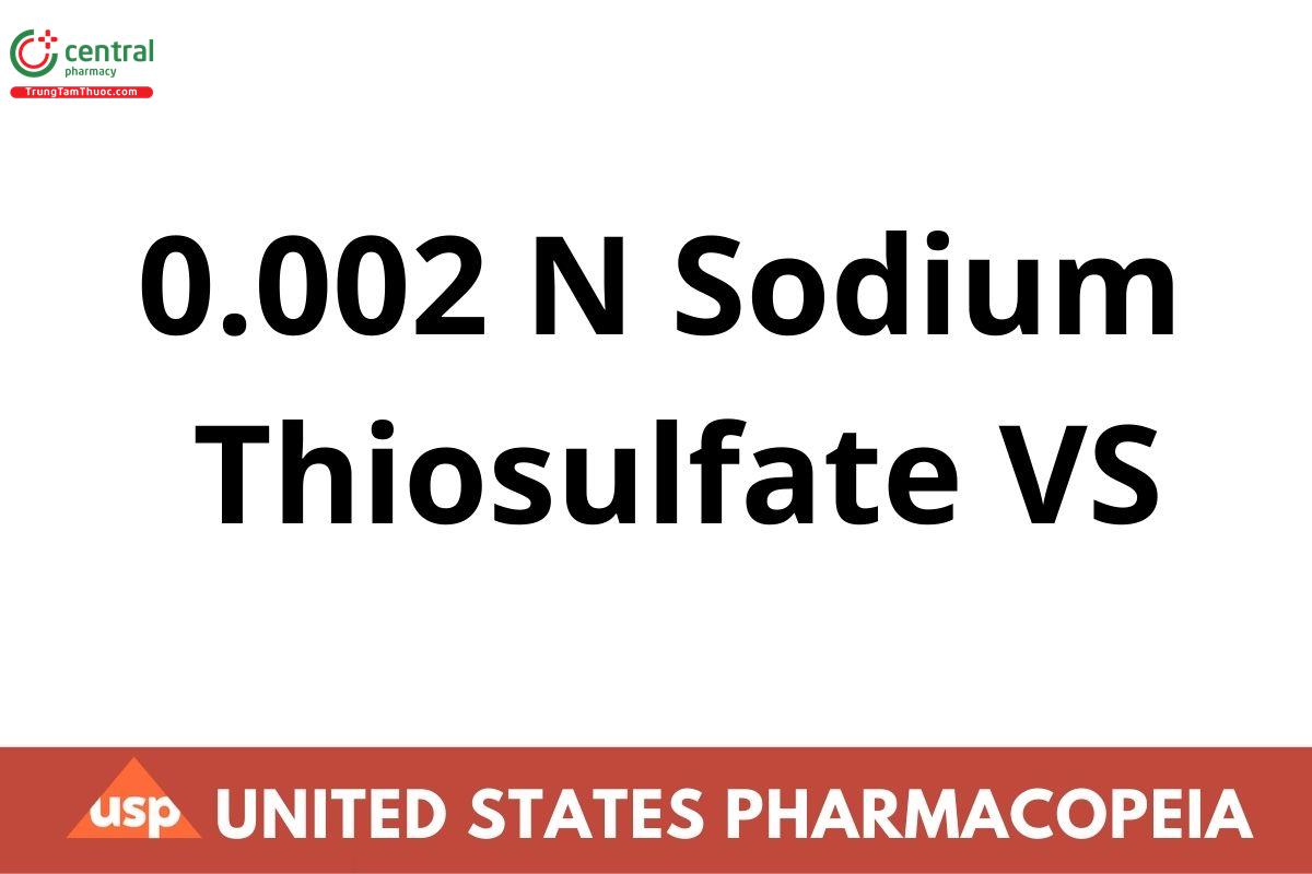 0.002 N Sodium Thiosulfate VS