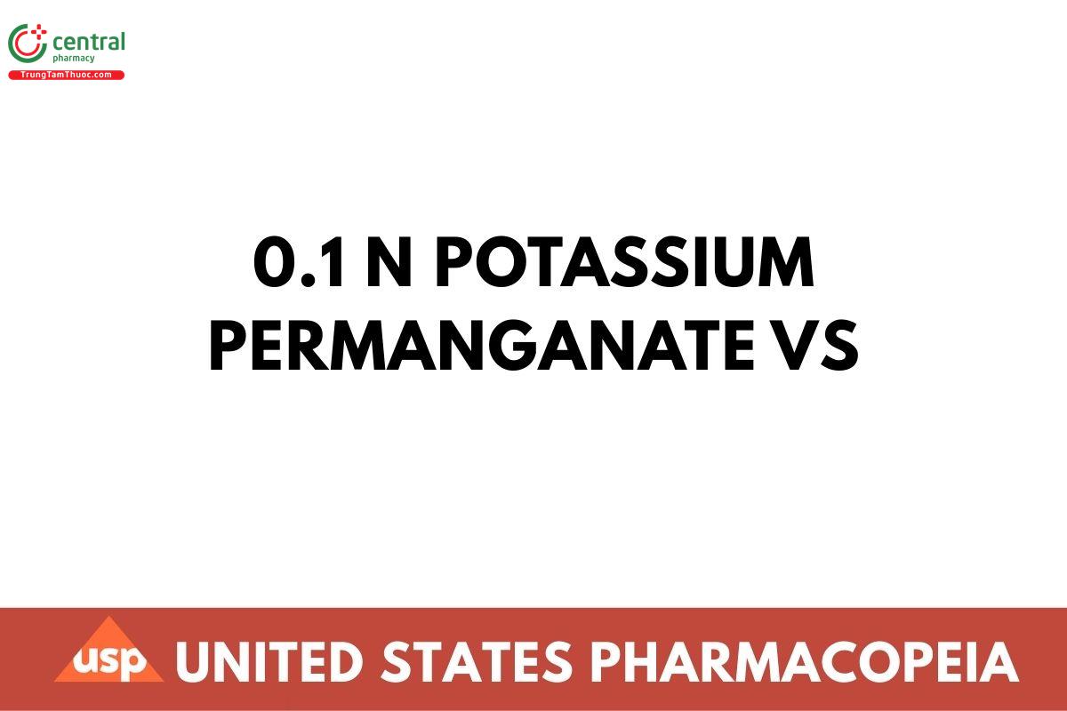 0.1 N Potassium Permanganate VS