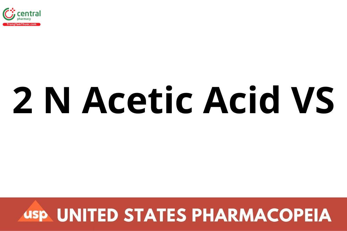 2 N Acetic Acid VS
