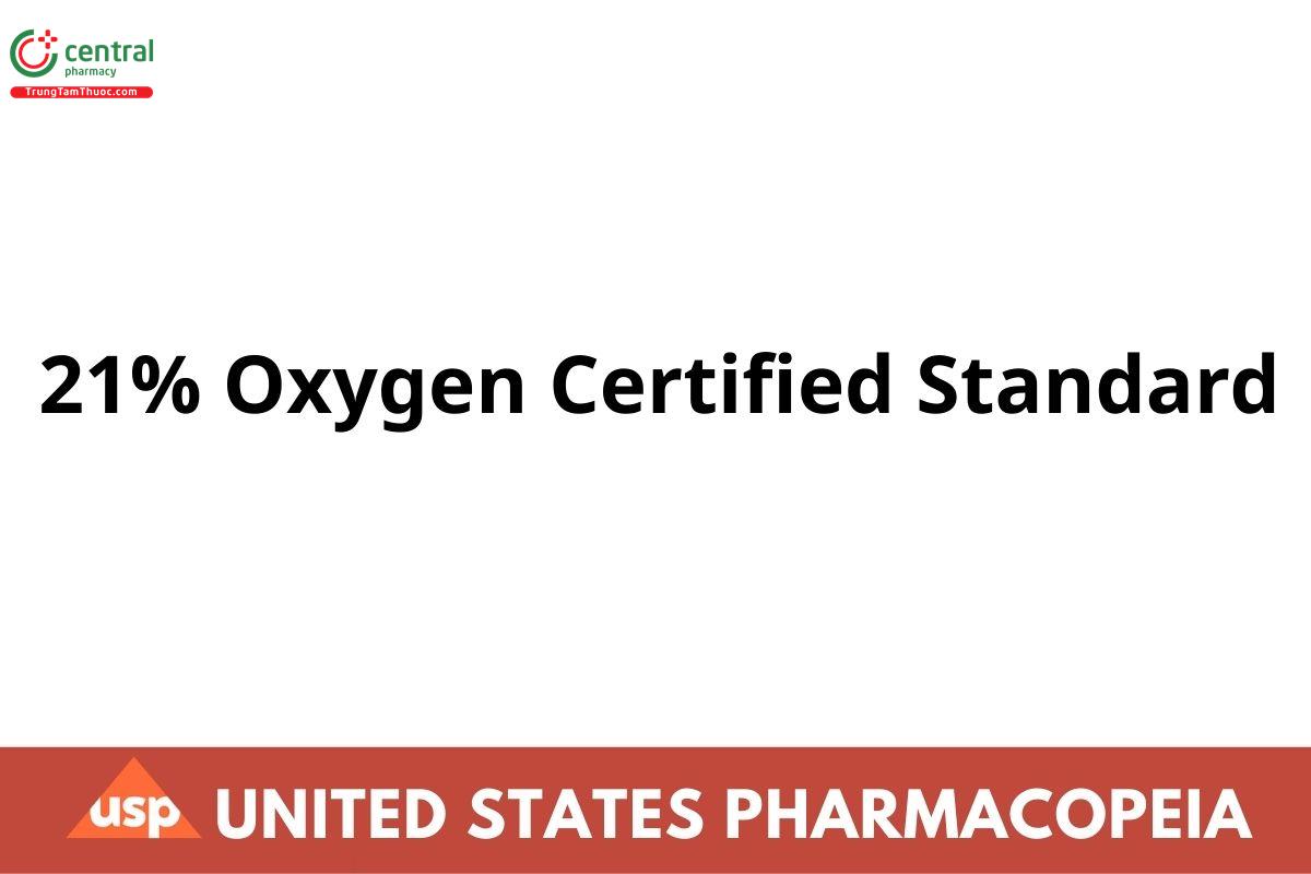 21% Oxygen Certified Standard