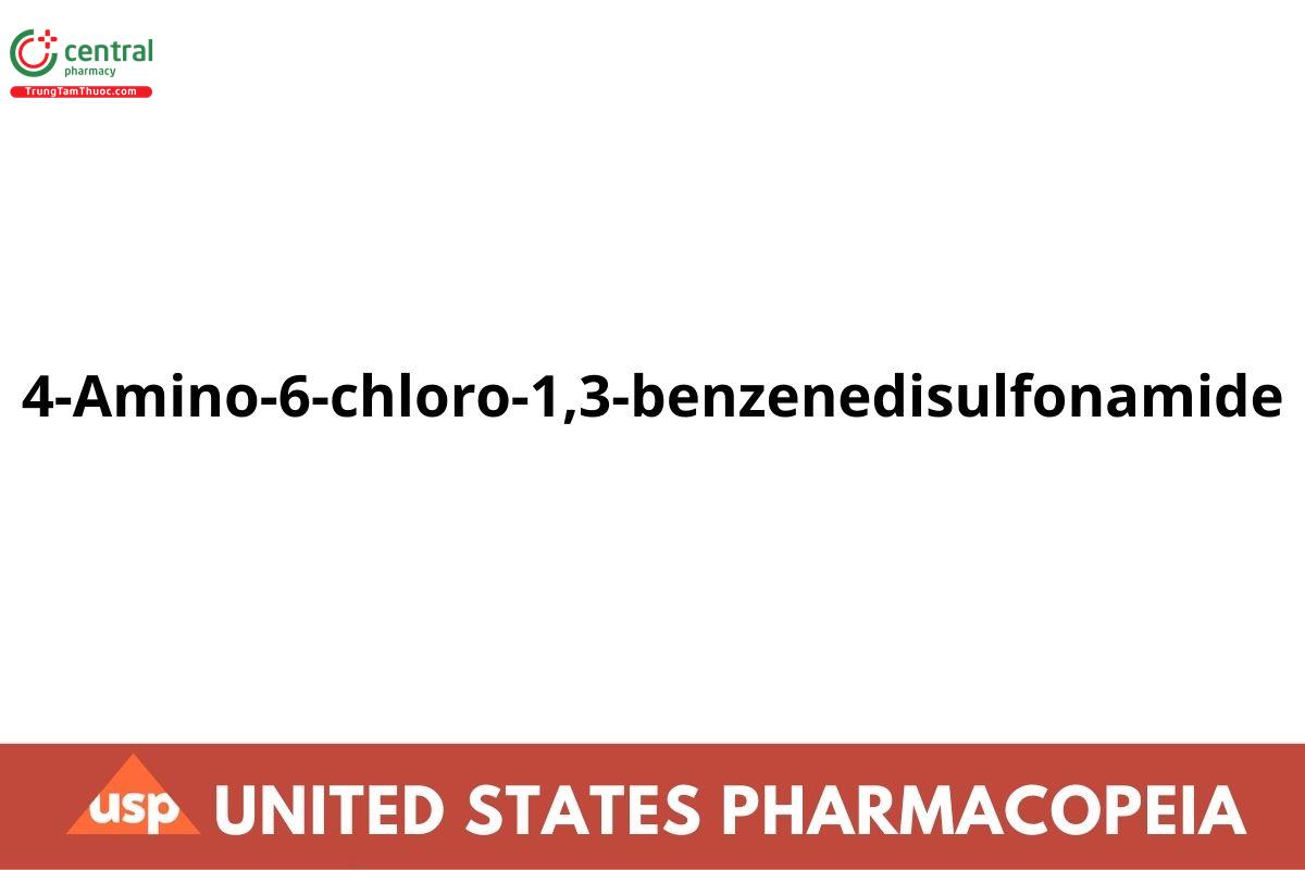 4-Amino-6-chloro-1,3-benzenedisulfonamide,