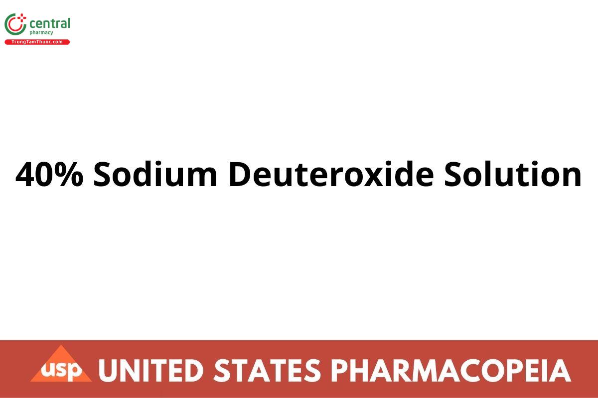 40% Sodium Deuteroxide Solution