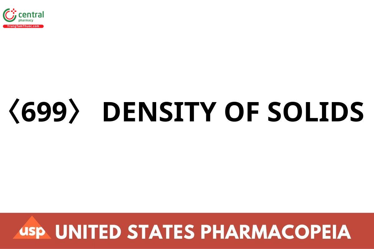 〈699〉 DENSITY OF SOLIDS