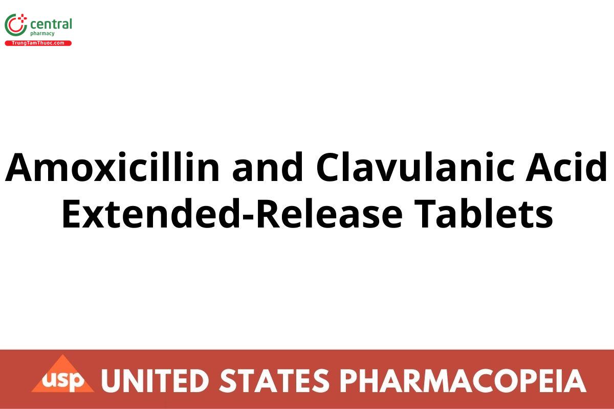 Amoxicillin and Clavulanic Acid Extended-Release Tablets