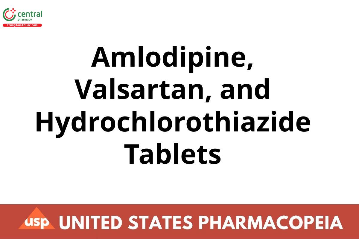 Amlodipine, Valsartan, and Hydrochlorothiazide Tablets