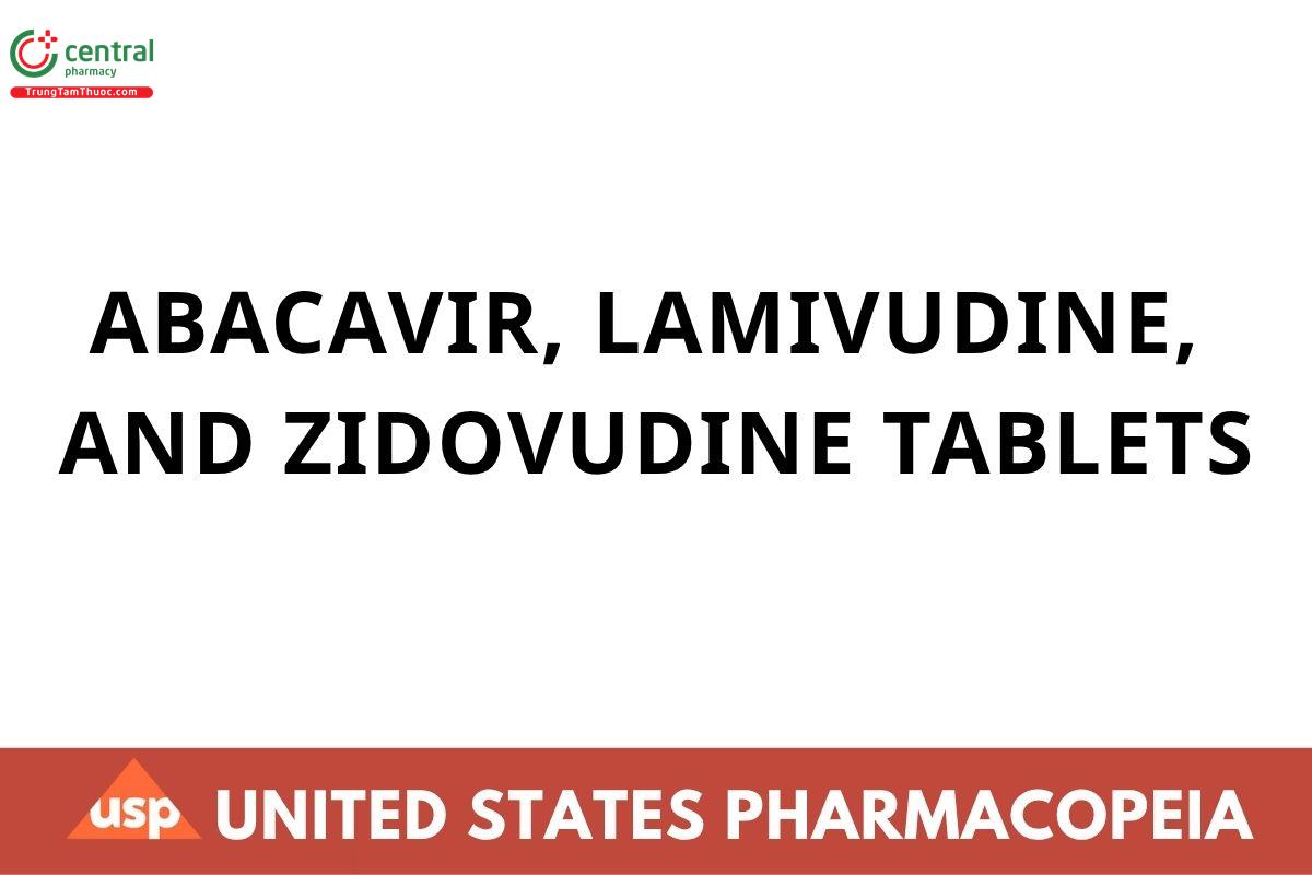 Abacavir, Lamivudine, and Zidovudine Tablets 